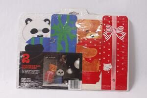 Bear and Panda Ornamental Gift Boxes Set Sealed ~ 260612-WH 1102